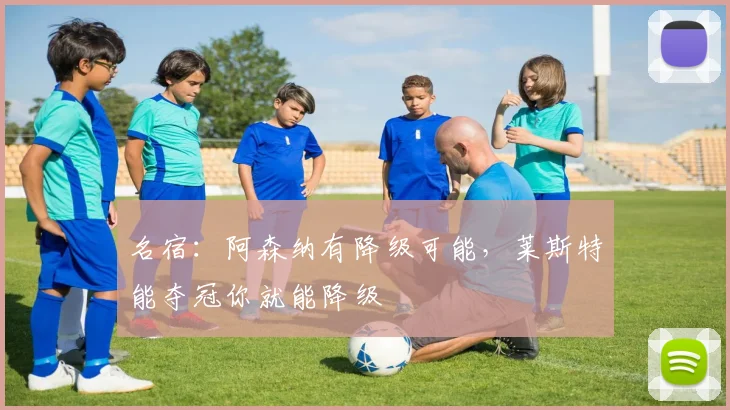 名宿：阿森纳有降级可能，莱斯特能夺冠你就能降级