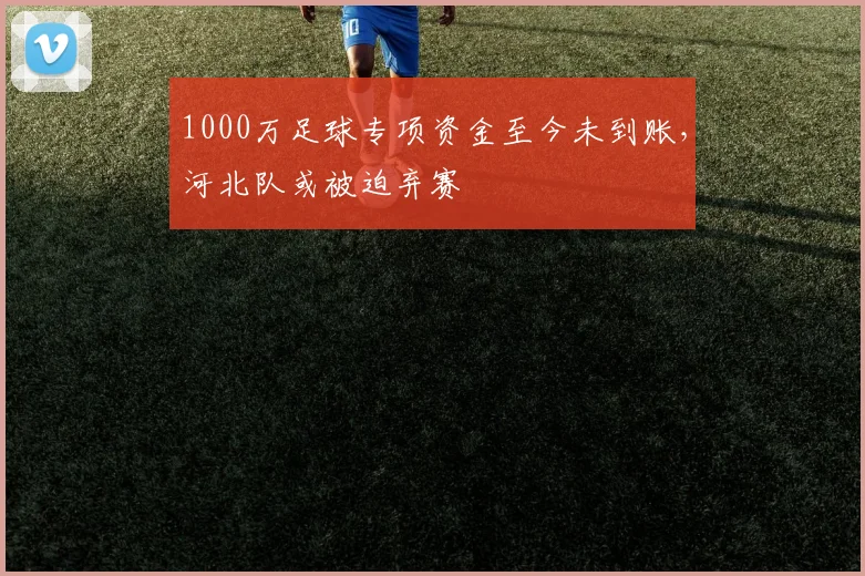 1000万足球专项资金至今未到账，河北队或被迫弃赛